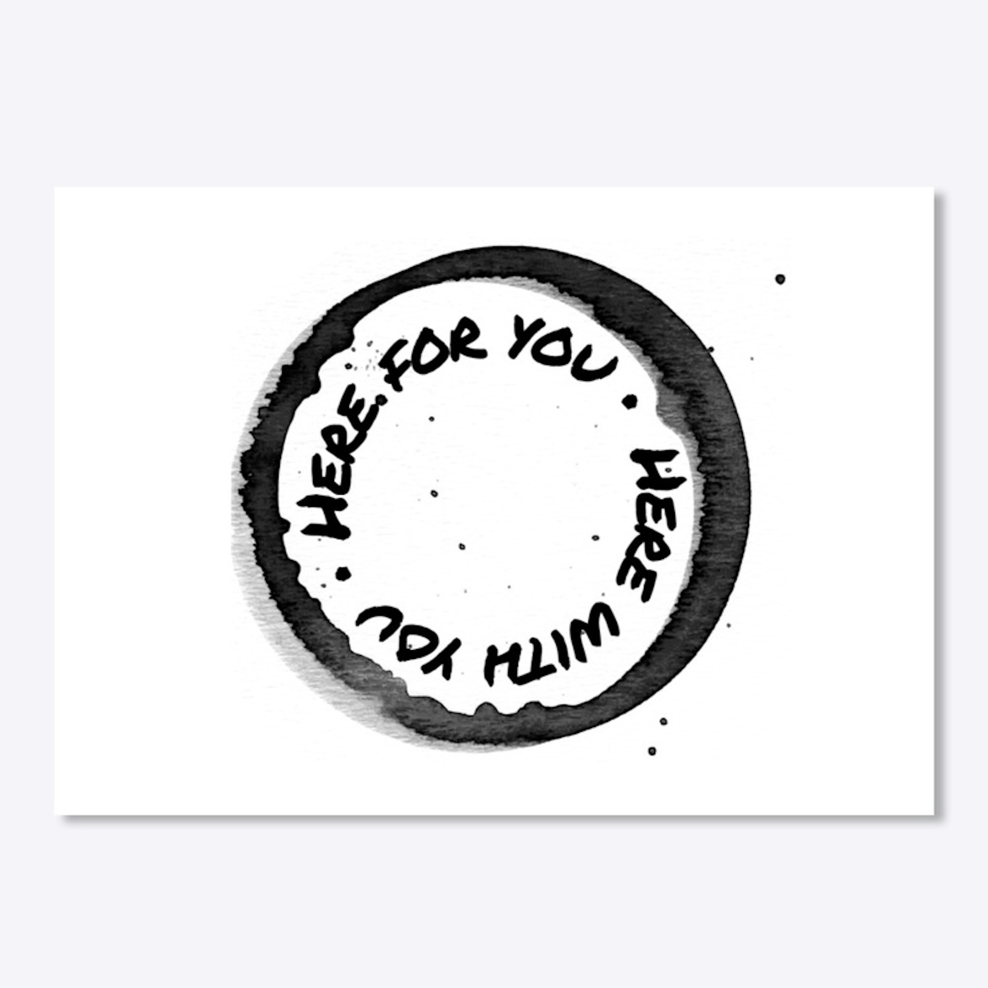 Here With You Sticker 
